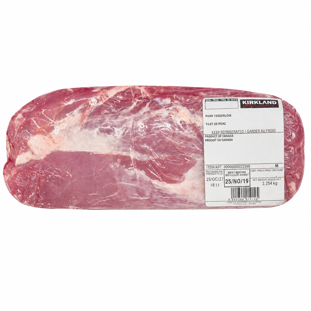 Kirkland Signature Pork Tenderloin - 1 x 2.54 Kilos