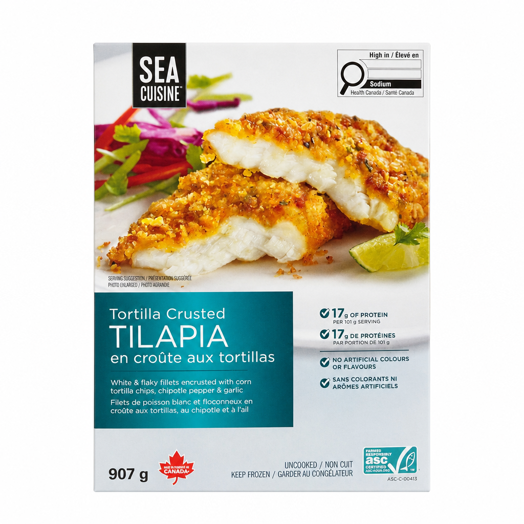 Sea Cuisine Crusted Tilapia - 1 x 907 Grams