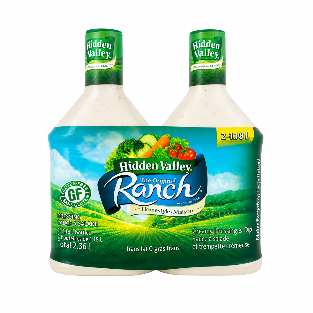 Hidden Valley Ranch Homestyle Dressing - 2 x 1.8 Litres