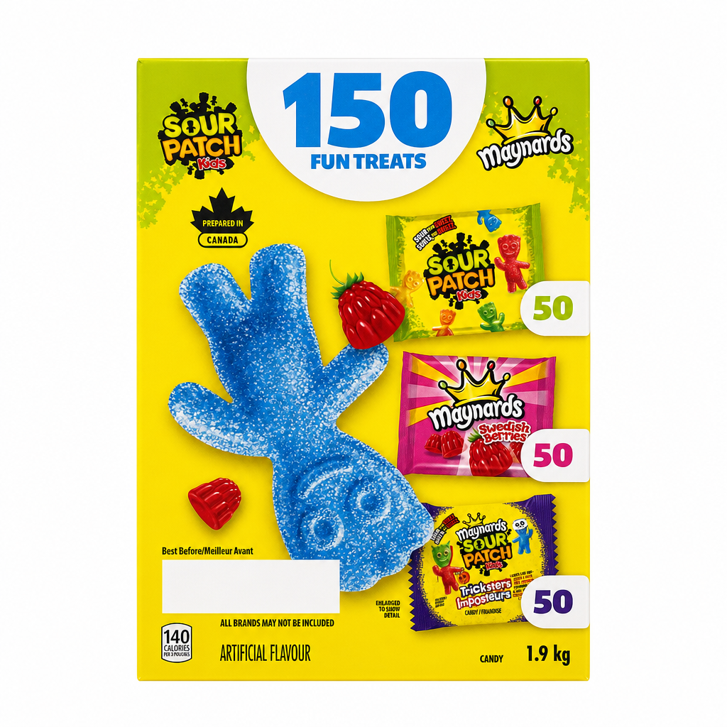 Maynards Fun 150 Assorted Treats - 1 x 1.9 Kilos