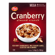 Post Cranberry Almond Crunch Cereal - 1 x 1.4 Kilos