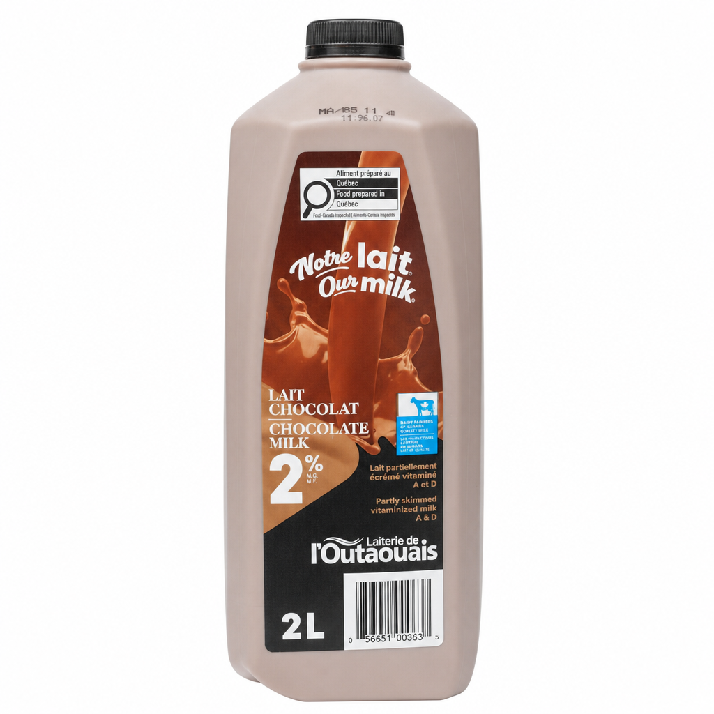 Laiterie Outaouais 2% Chocolate Milk - 1 x 2.2 Kilos