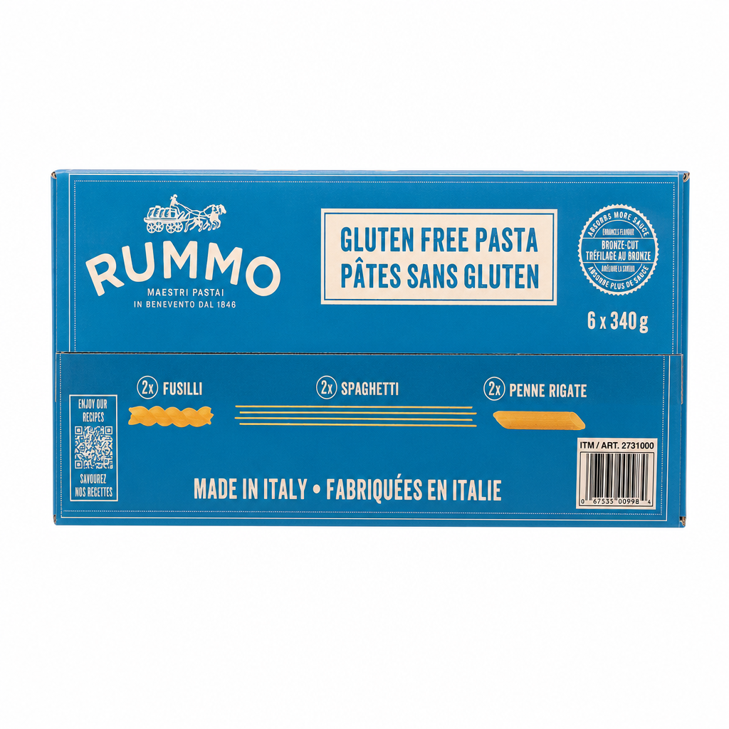 Rummo Variety Gluten Free Pasta - 6 x 340 Grams