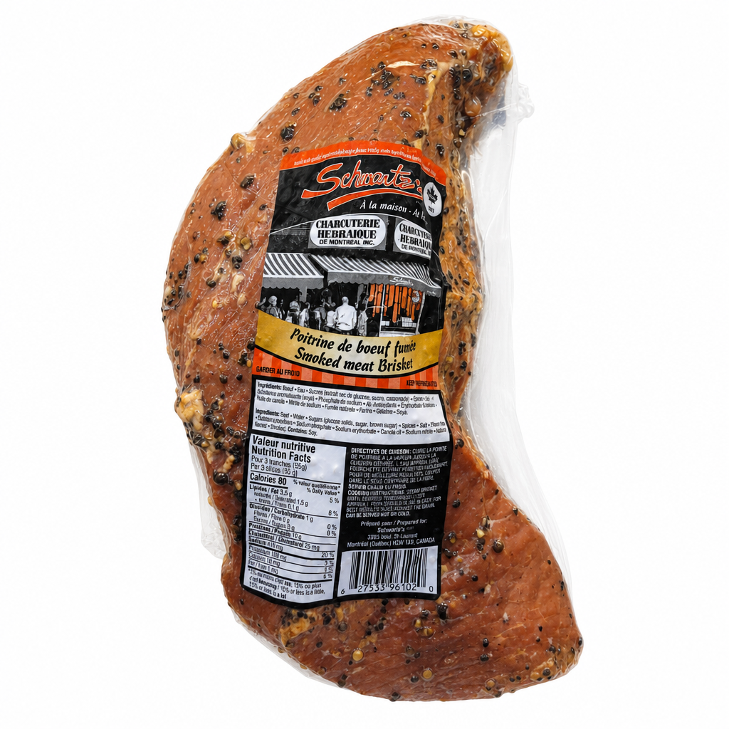 Schwartz's Smoked Meat Brisket - 1 x 1.5 Kilos