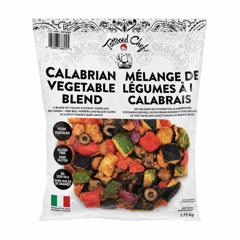 Tattooed Chef Calabrian Vegetable Blend - 1 x 1.36 KG