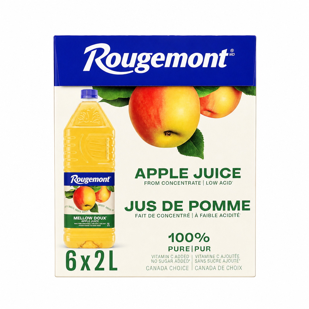 Rougemont Apple Juice 6-Pack - 1 x 12 Kilos