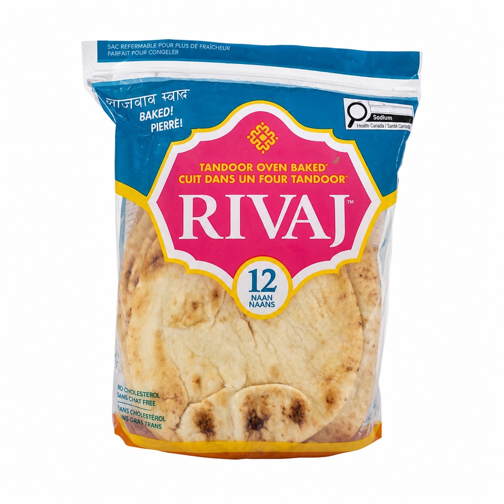 Rivaj Traditional Naan - 1 x 1.3 Kilos