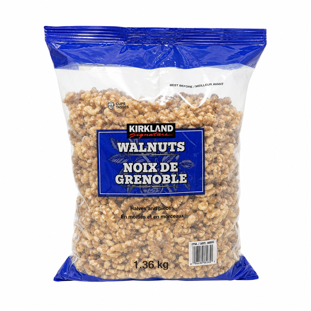 Kirkland Shelled Walnuts - 1 x 1.36 Kilos