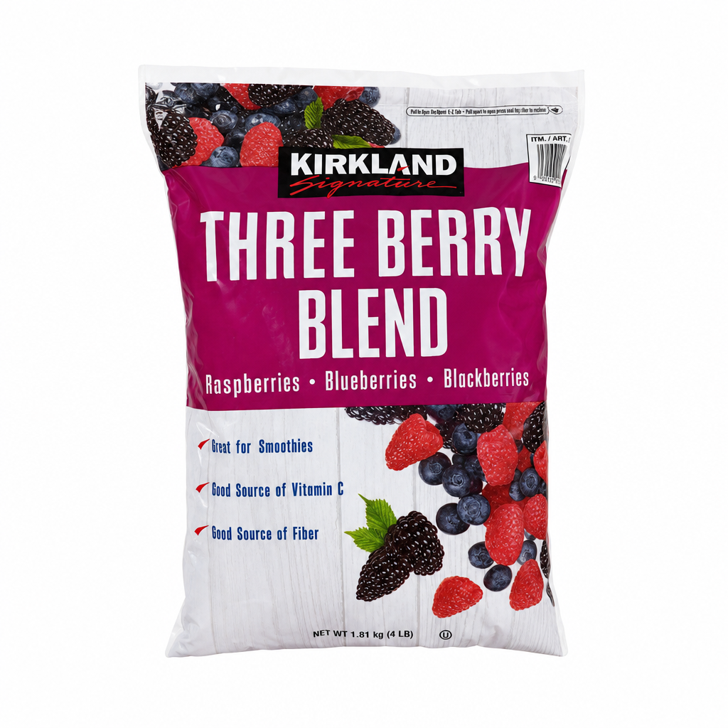 Kirkland Frozen Three Berry Blend - 1 x 2 Kilos