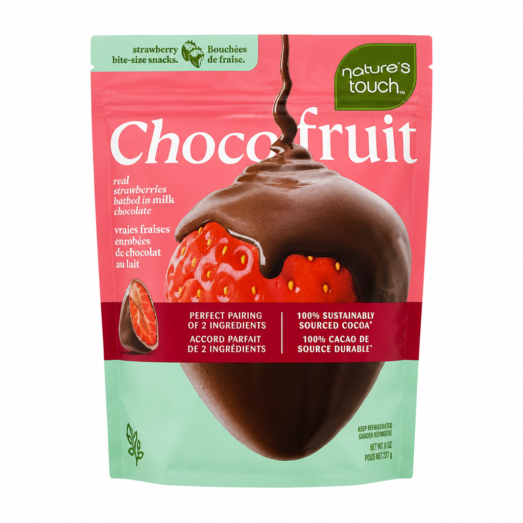 Nature's Touch Chocofruit Chocolate-Covered Strawberries - 1 x 600 Grams