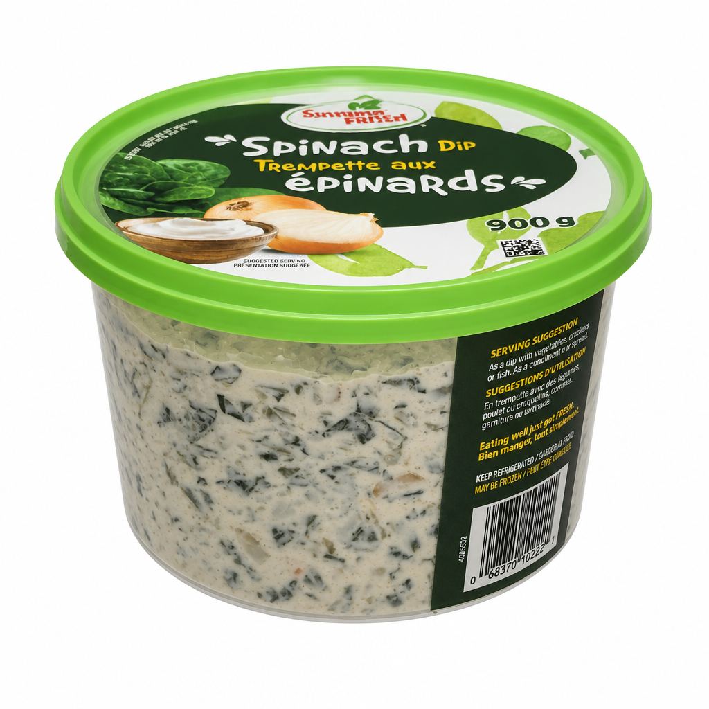 Fontaine Sante Spinach Dip 1 pack - 1 x 900 Grams