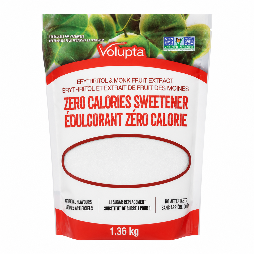 Volupta Erythritol & Monk Fruit Extract Sweetener - 1 x 1.36 Kilos