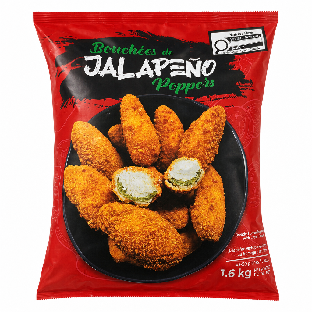 Cabezuelo Jalapeno Poppers - 1 x 1.6 Kilos