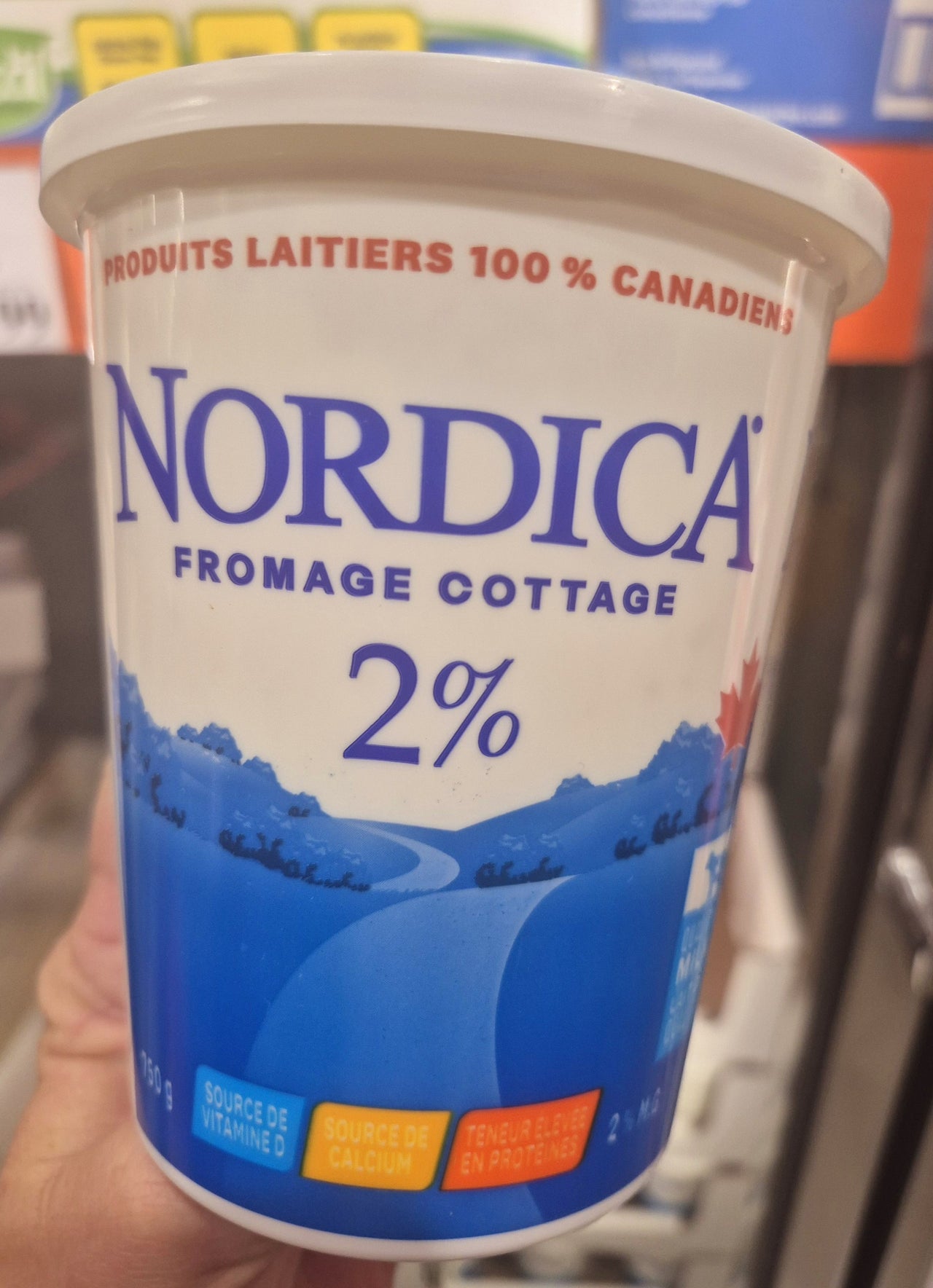 Nordica 2% Cottage Cheese - 1 x 750 Grams