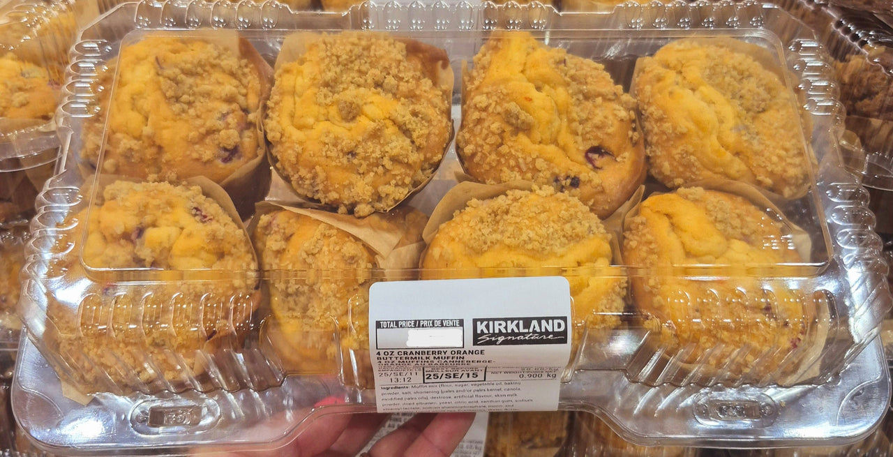 8pck Cranberry Orange Buttermilk Muffins - 1 x 1 KG