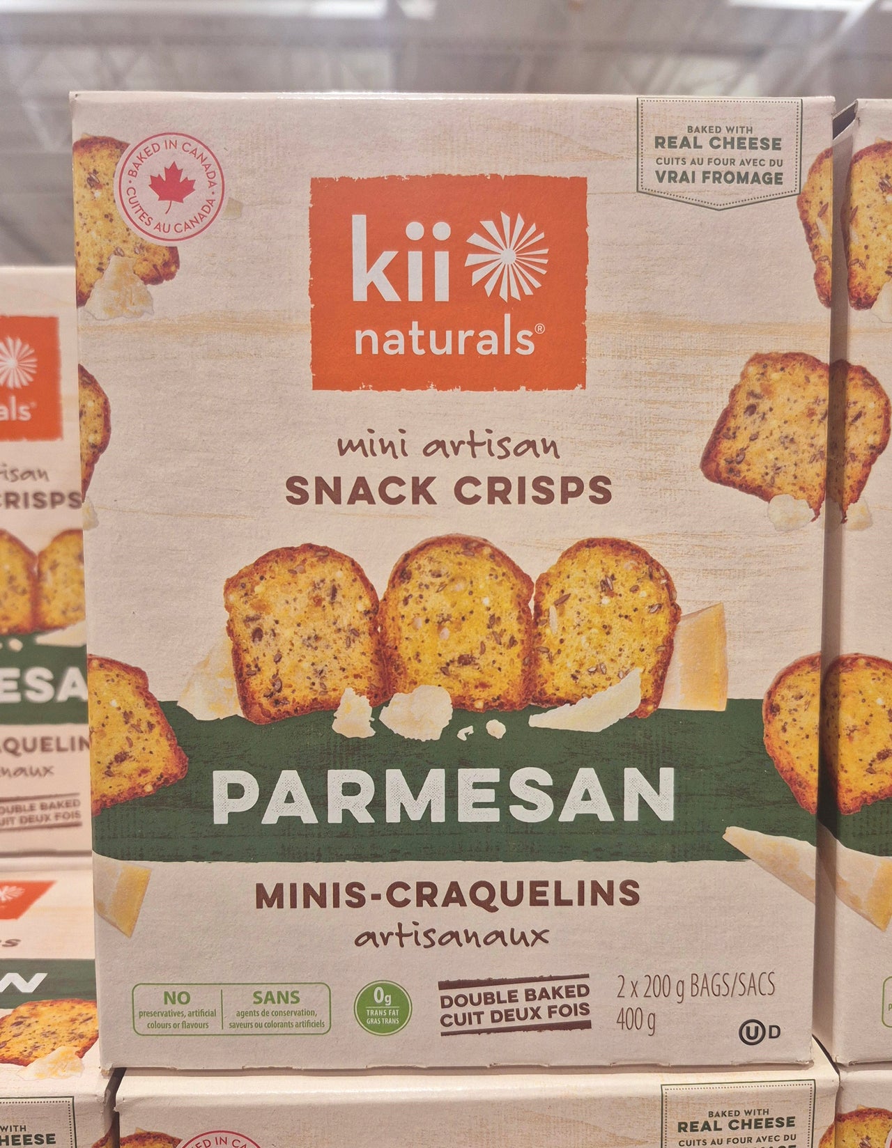 Kii Naturals Mini Artisan Snack Crisps - 1 x 400 grams