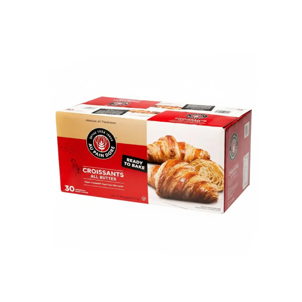 Au Pain Dore Frozen Butter Croissant 30-Pack (Ship at your own risk) - 1 x 2.1 Kilos
