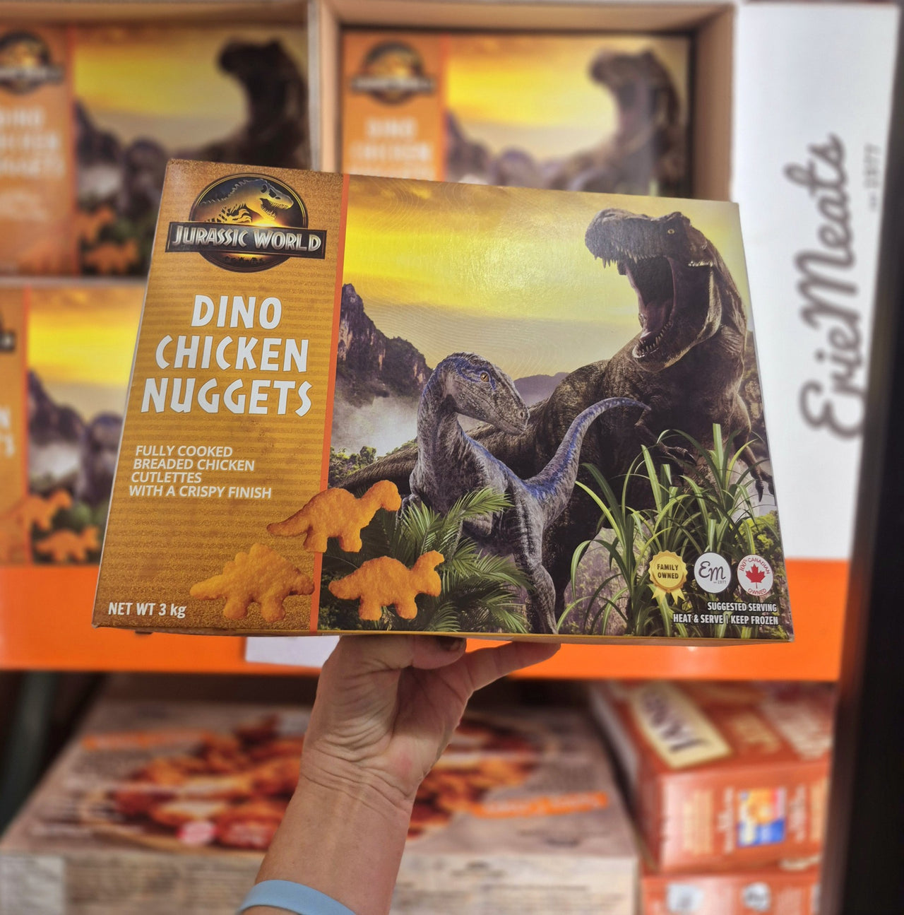 Jurassic World Dino Chicken Nuggets - 1 x 3 KG