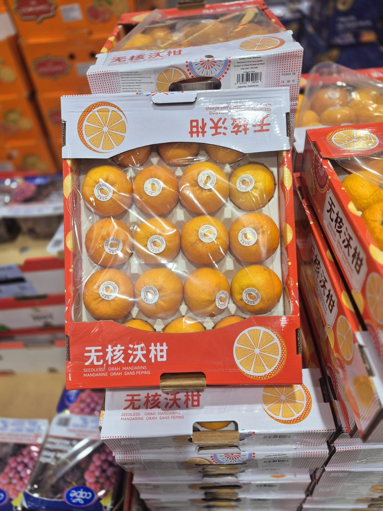 Seedless Orah Mandarins - 1 x 2.5 KG