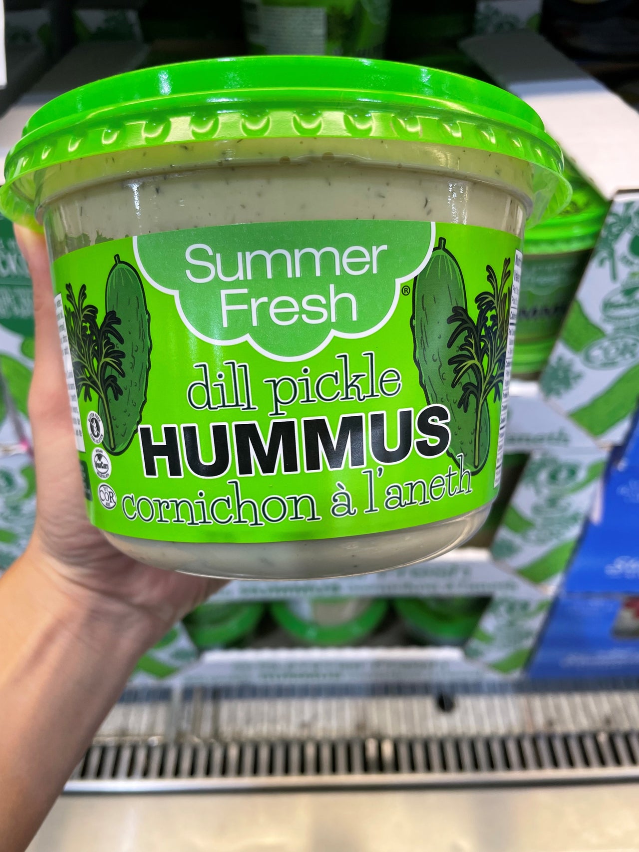 Summer Fresh Dill Pickle Hummus - 1 x 850 Grams