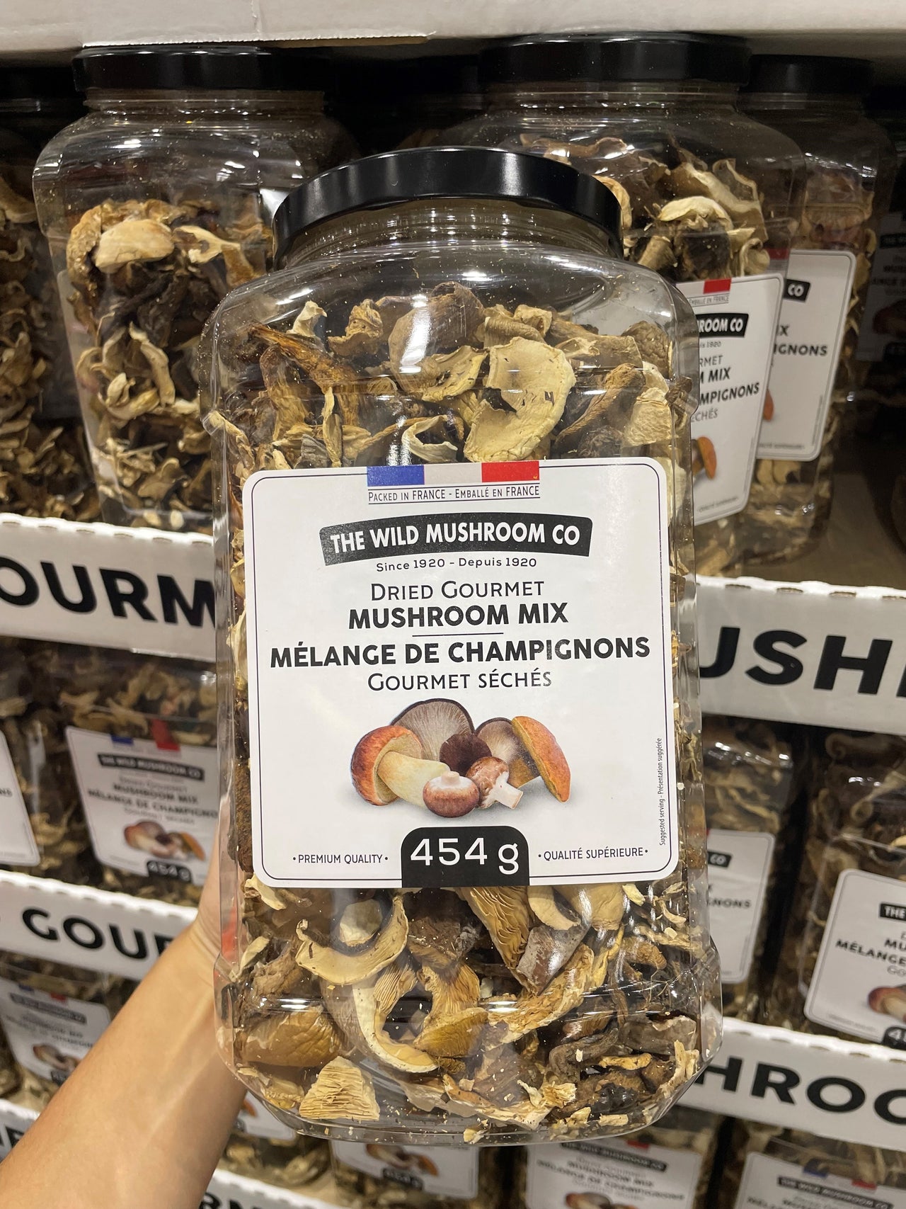 Image of The Wild Mushroom Co~ Dried Gourmet Mushroom Mix - 1 x 454 Grams