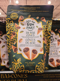 Thumbnail for Dubai Style Milk Chocolate & Pistachio Cones - 1 x 454 Grams