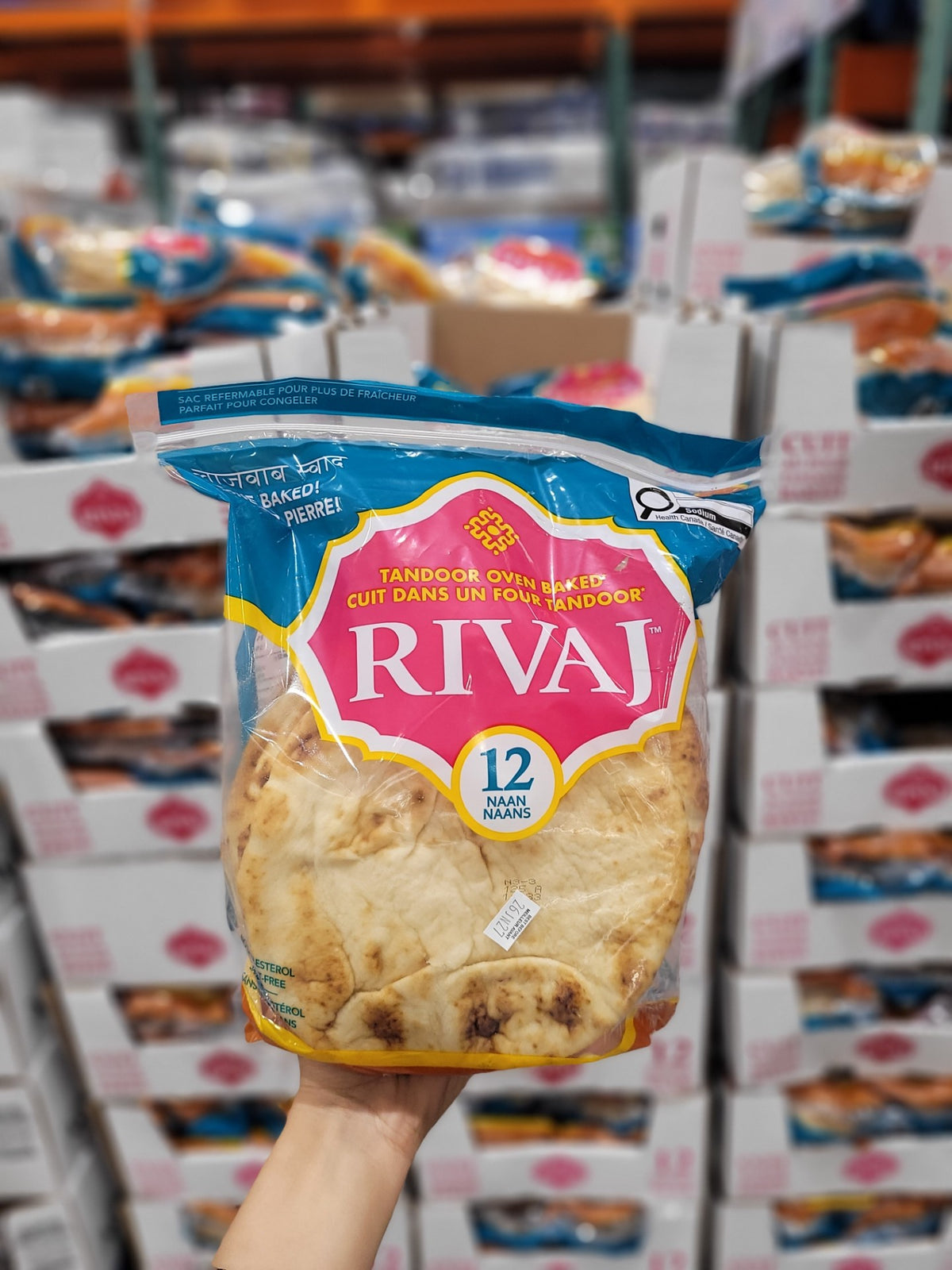 Rivaj Traditional Naan - 1 x 1.3 Kilos