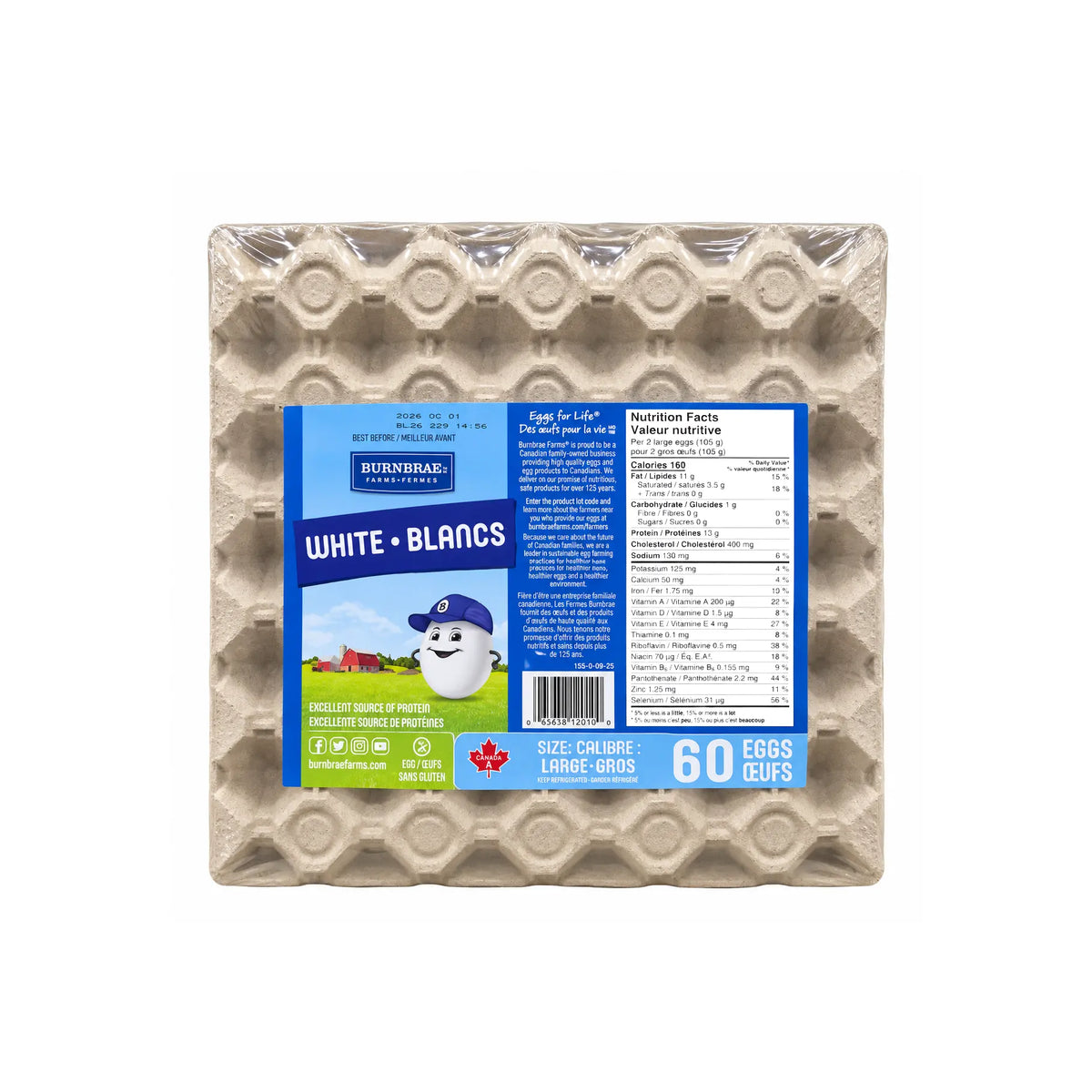 Burnbrae Golden Valley Large Eggs - 1 x 4kg