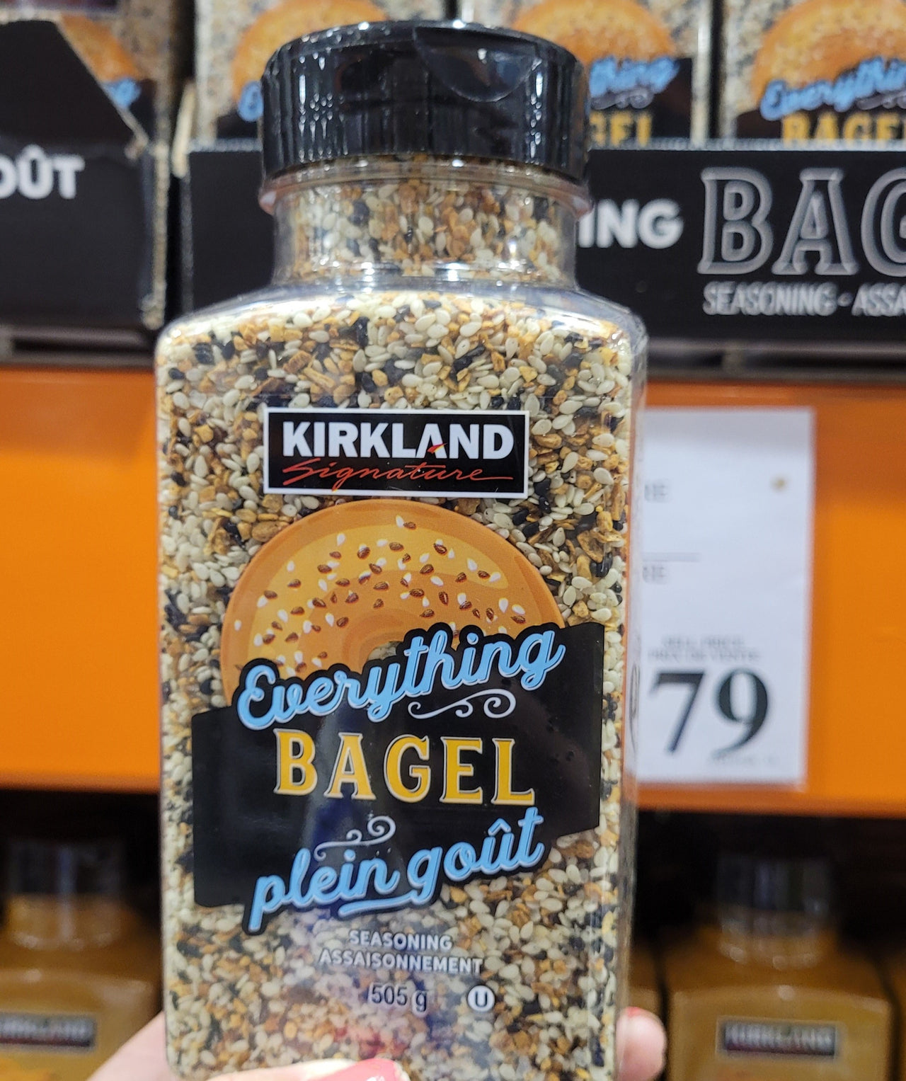 Image of Kirkland Signature Everything Bagel Seasoning - 1 x 505 Grams