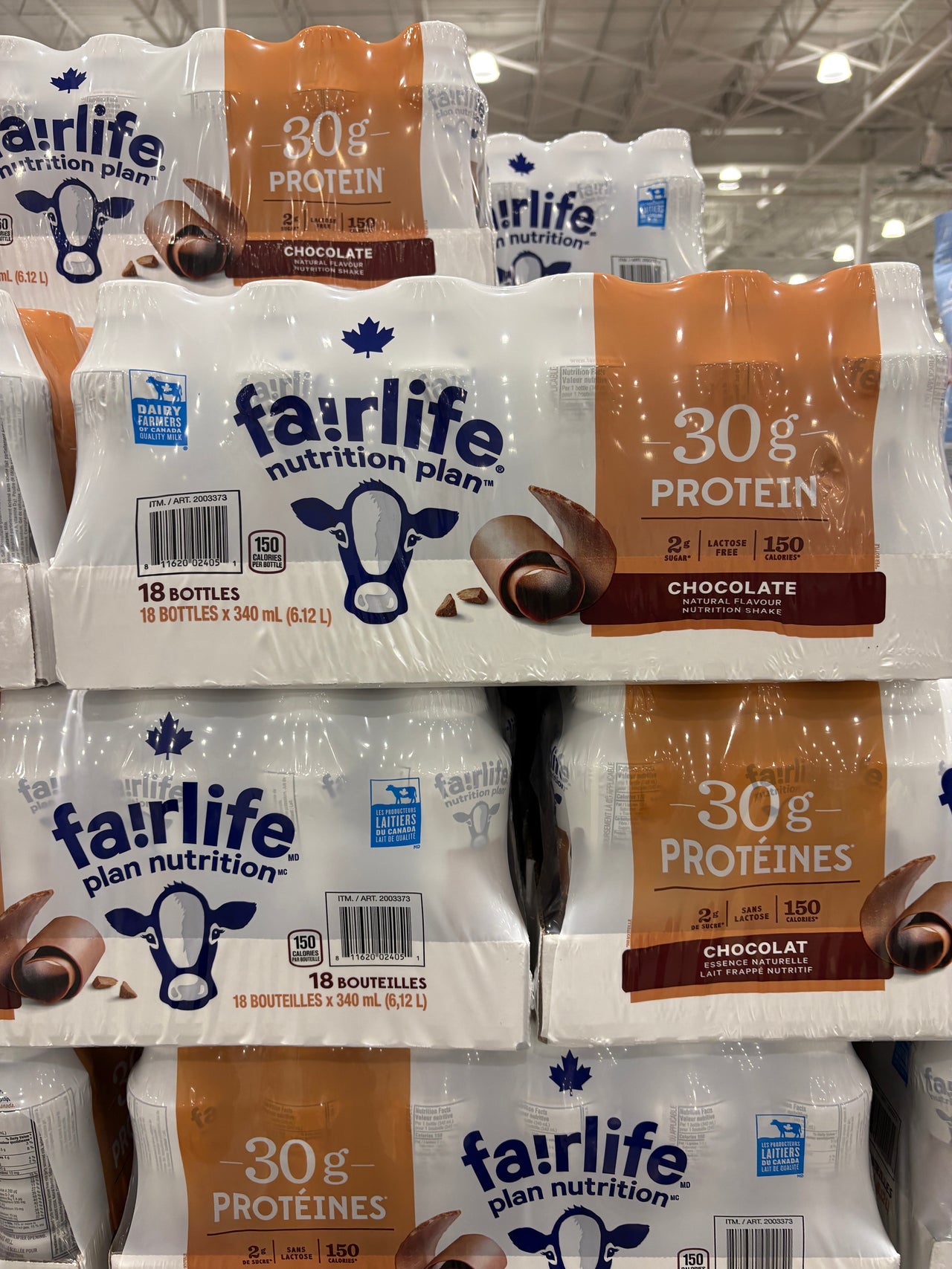 Fairlife Protein Chocolate Shake - 18 x 340 Grams