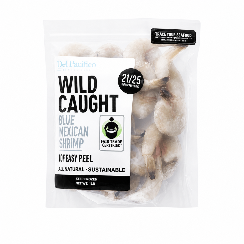 Farm 2 Fork Wild Chem-Free Shell-On Mexican Blue Shrimp 454g - 1 x 454 Grams