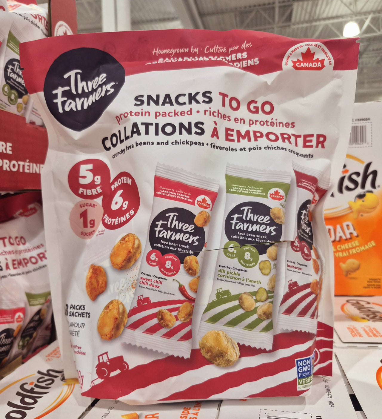 Three Farmers Snacks to Go - 18 x 28 grams