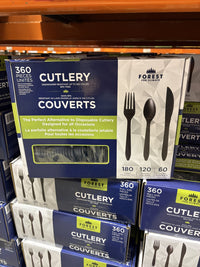 Thumbnail for Forest For Climate Reuseable Cutlery 360-Pack - 1 x 800 Grams