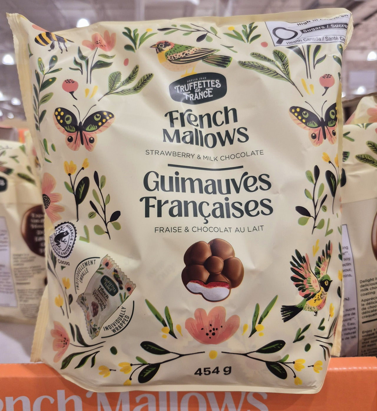 French Mallows Strawberry & Milk Chocolates - 1 x 427 Grams