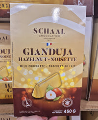 Thumbnail for Schaal Gianduja Hazelnut Milk Chocolate - 1 x 450 Grams