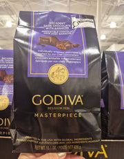 Godiva Masterpiece Dark Chocolates - 1 x 428 Grams