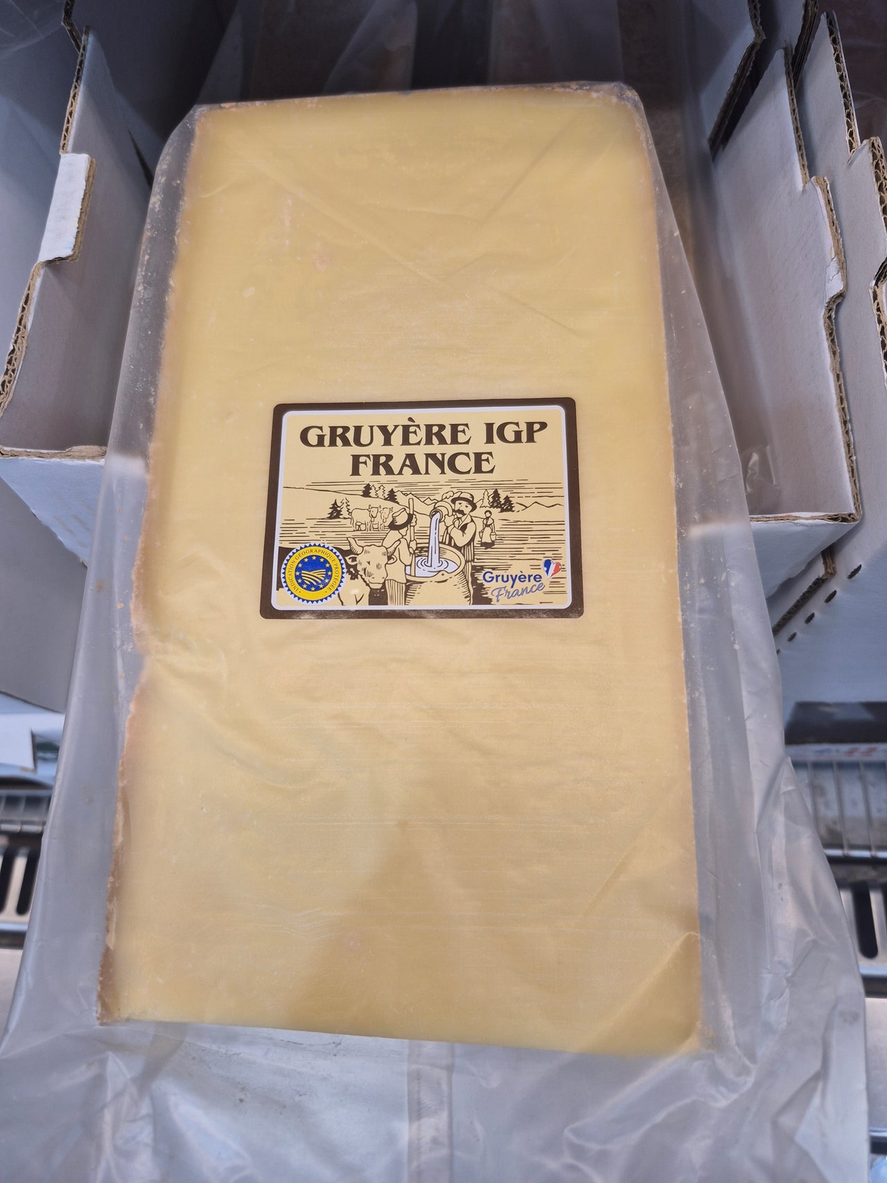 Gruyere IGP France Cheese - 1 x 1.3 KG