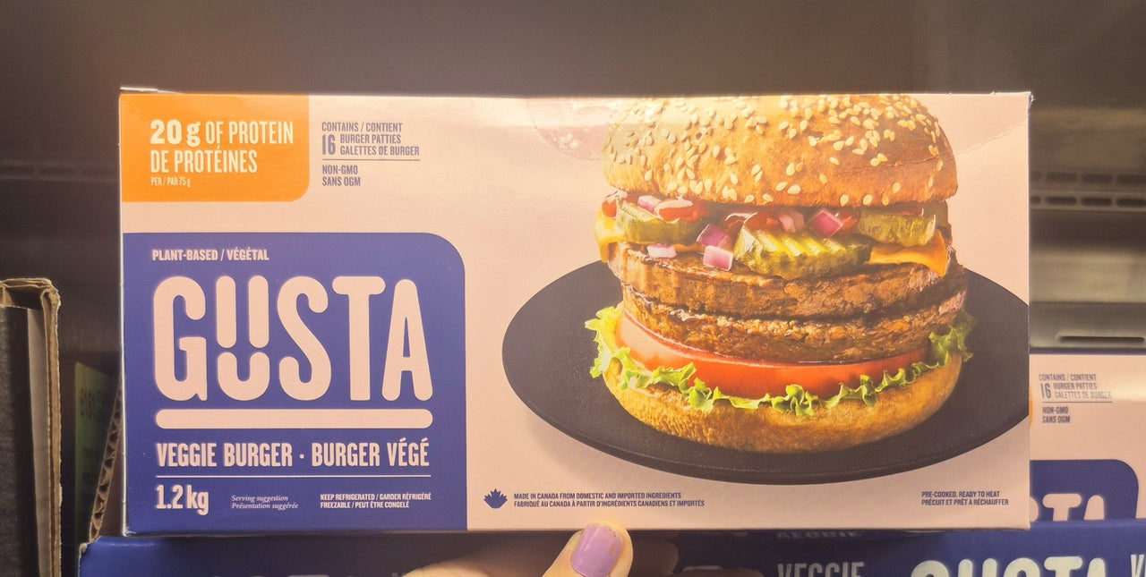 Gusta Veggie Burger - 1 x 1.2 KG