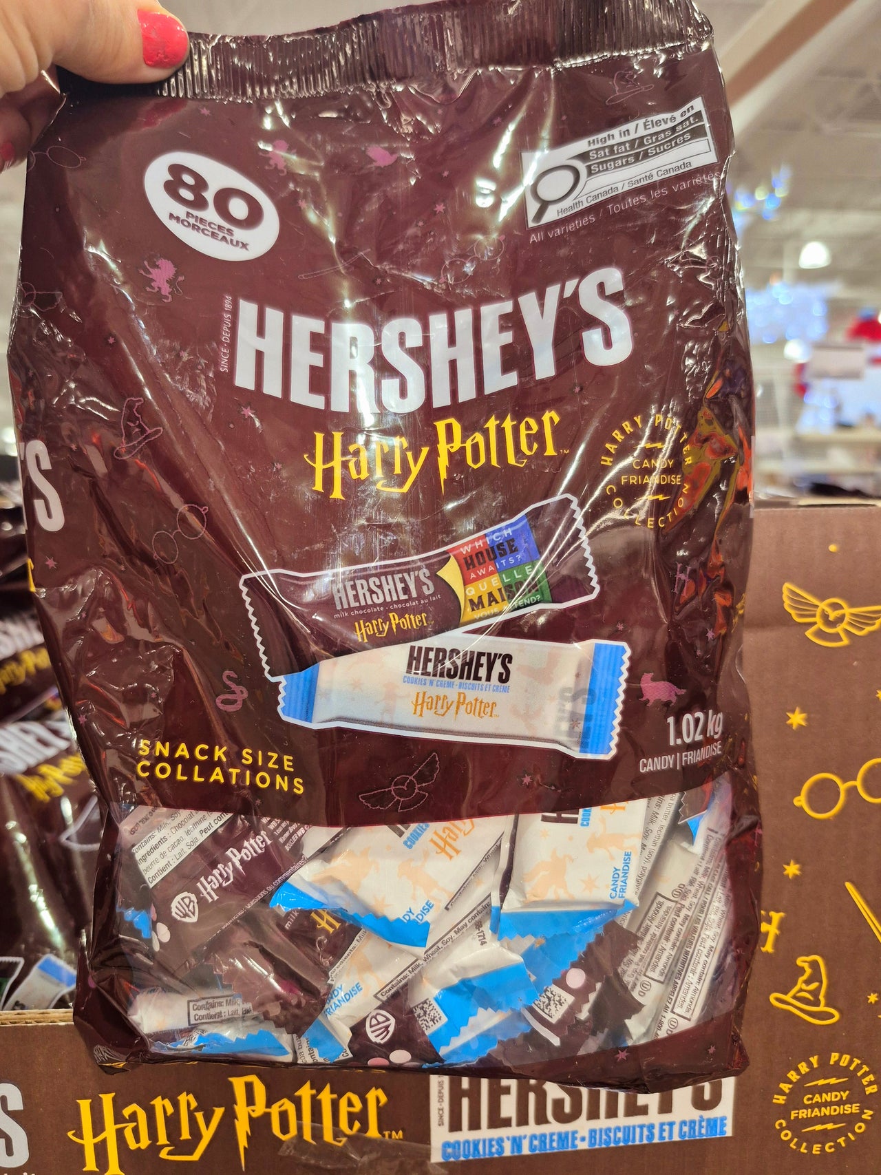 Harry Potter snack size Hershey's Chocolates - 1 x 1.02 Kilos