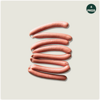 Thumbnail for Farm 2 Fork All Beef Hotdogs - 4 packs of 6