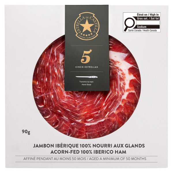 Acorn-Fed 100% Iberico Hand Carved Ham - 1 x 90 Grams