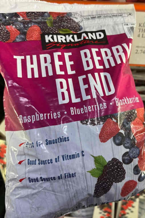 Kirkland Frozen Three Berry Blend - 1 x 2 Kilos
