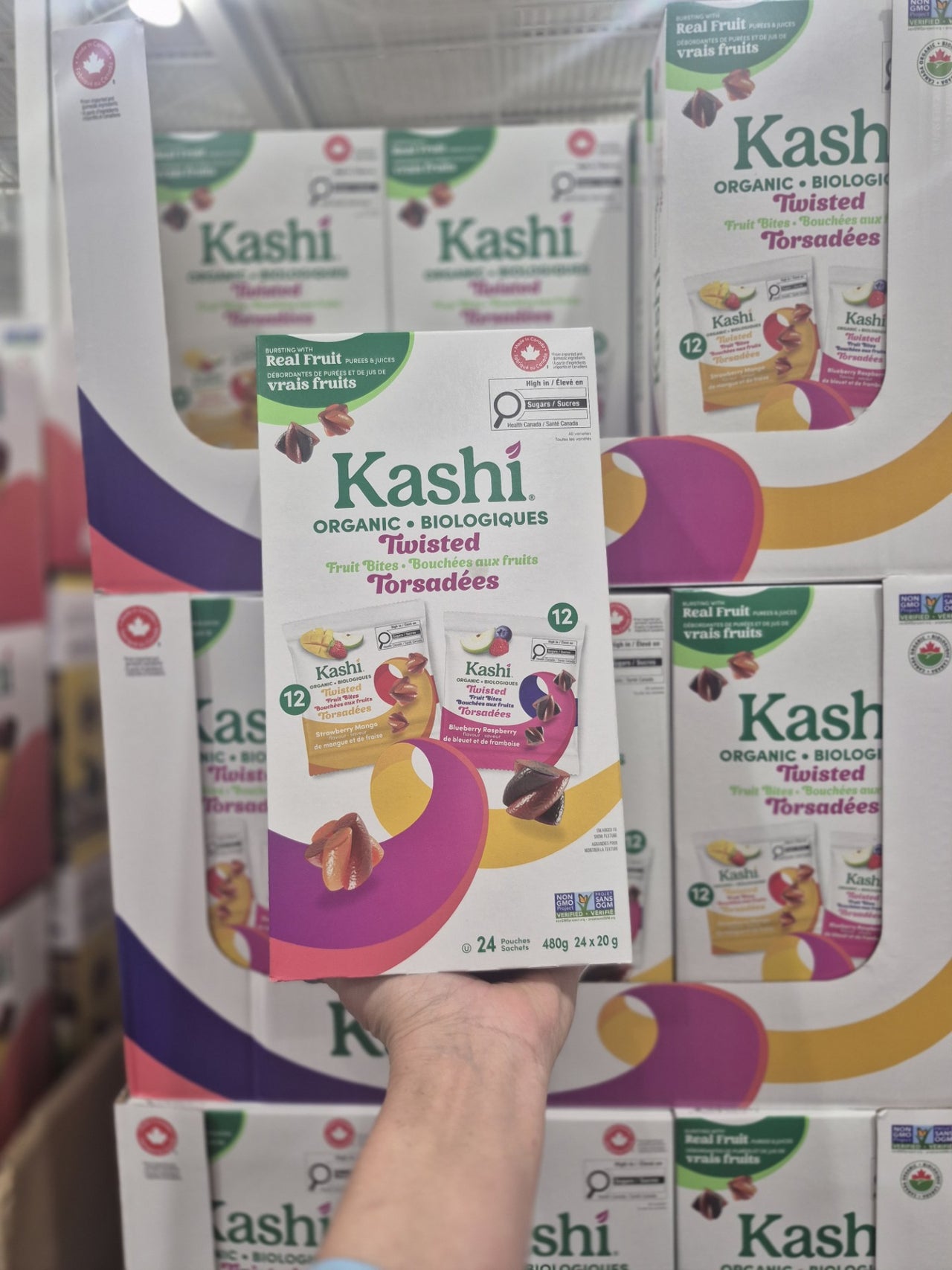 Kashi Organic Twisted Fruit Bites - 1 x 480 Grams