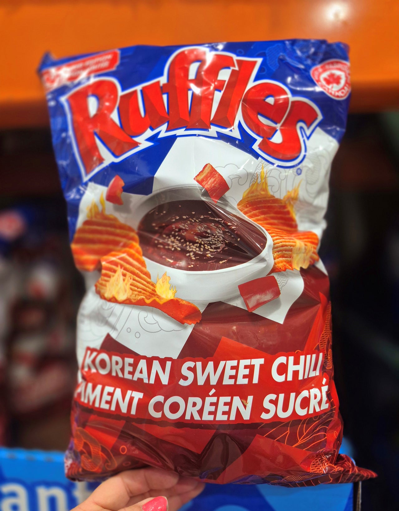 Ruffles Korean Sweet Chili Chips - 1 x 612 Grams