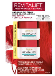 L'Oreal Revitalift Day Cream Moisturizer SPF 25 - 2 x 50 mL