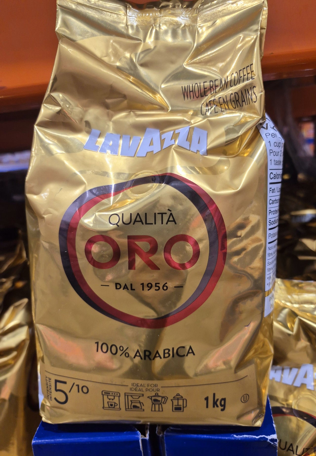 Lavazza Oro Whole Bean Coffee - 1 x 1 KG