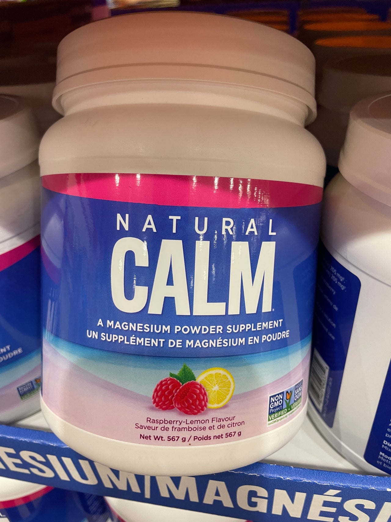 Natural Calm Magnesium Powder - 1 x 567 Grams