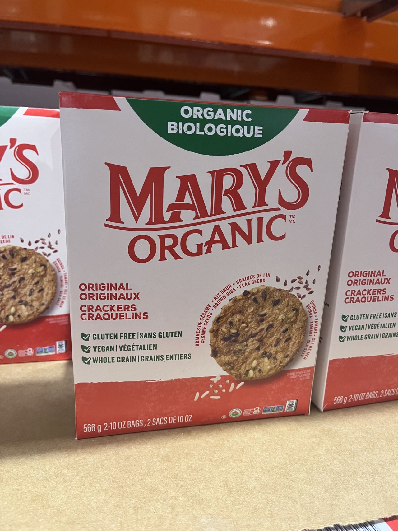 Mary's Organic Original Cracker - 1 x 566 Grams