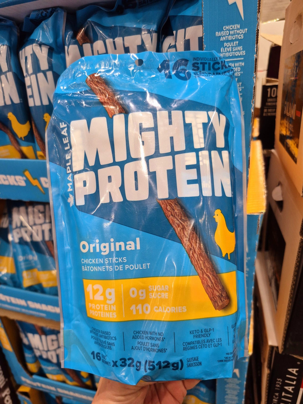 Mighty Protein Chicken Sticks - 16 x 32 Grams