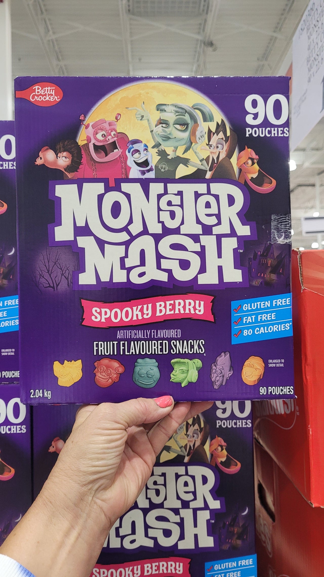 Image of Betty Crocker Monster Mash Berry Snacks - 1 x 2.04 Kilos